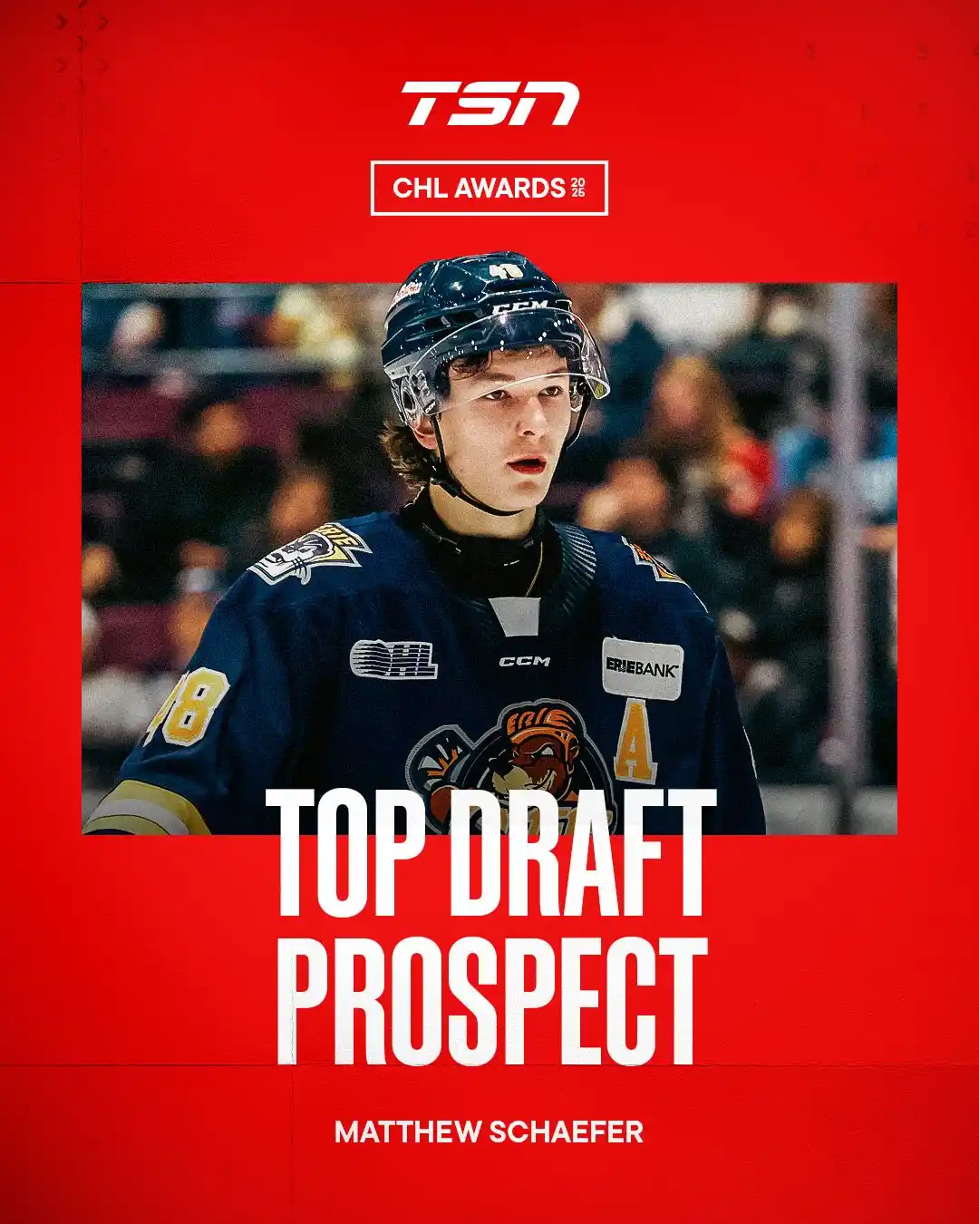 Image from TSN: The award for the CHL’s Top Draft Prospect is none other than Matthew ...