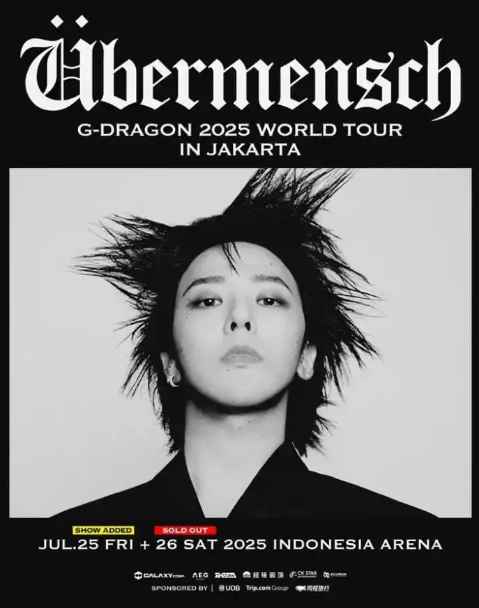 Image from ๐๐ฃ๐ข๐ฃ & ๐๐ก๐๐ข๐ฅ๐ ๐๐ง๐๐ข๐ก ๐ฉ๐๐: Tiketnya Sold Out, G-Dragon Tambah Hari Untuk Konser di Jakarta Promo...