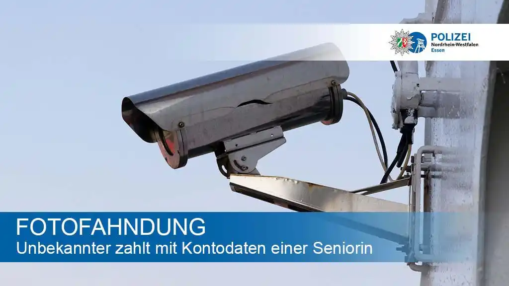 Image from Polizei NRW Essen: *Unbekannter zahlt mit Kontodaten einer Seniorin – Fotofahndung* Esse...