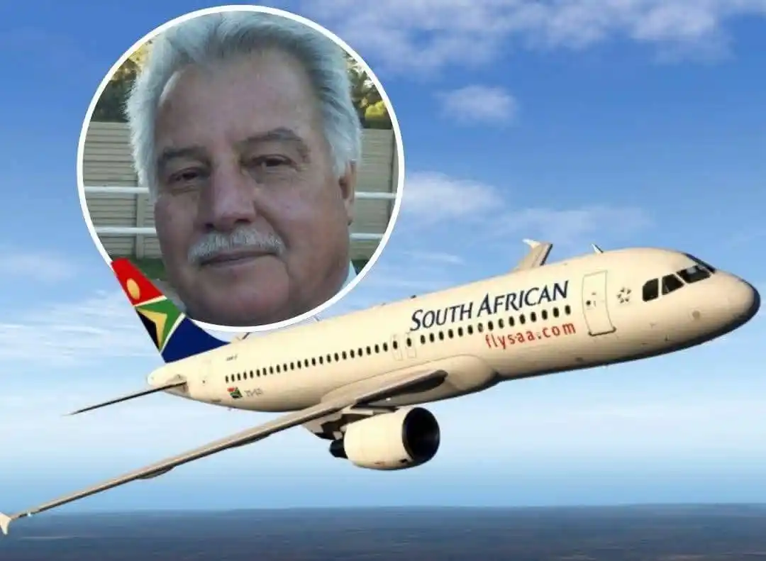 Image from ZNN News: *📰Unbelievable* Meet William Chandler, a South African Airways pilot...