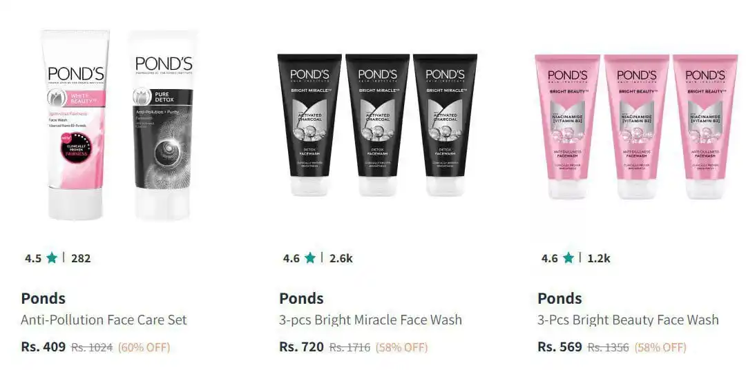 Image from DEALS HUBB 2.0 ✅: 💥 Upto 60% Off On Ponds 👉 https://myntr.in/c0Yn0j...