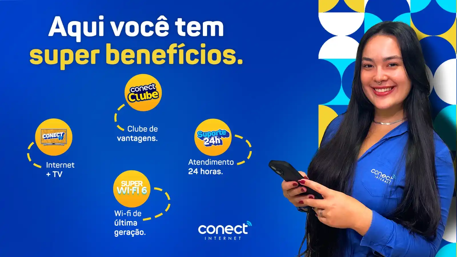 Image from Canal Conect : Venha fazer parte da melhor conexão e desfrute de super benefícios! 💙...