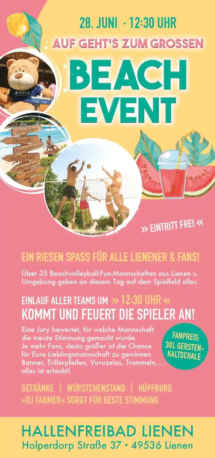 Image from Veranstaltungen und Information aus Lienen: *Veranstaltungen* Bei dem aktuellem Wetter 🌞bekommt man doch direkt L...