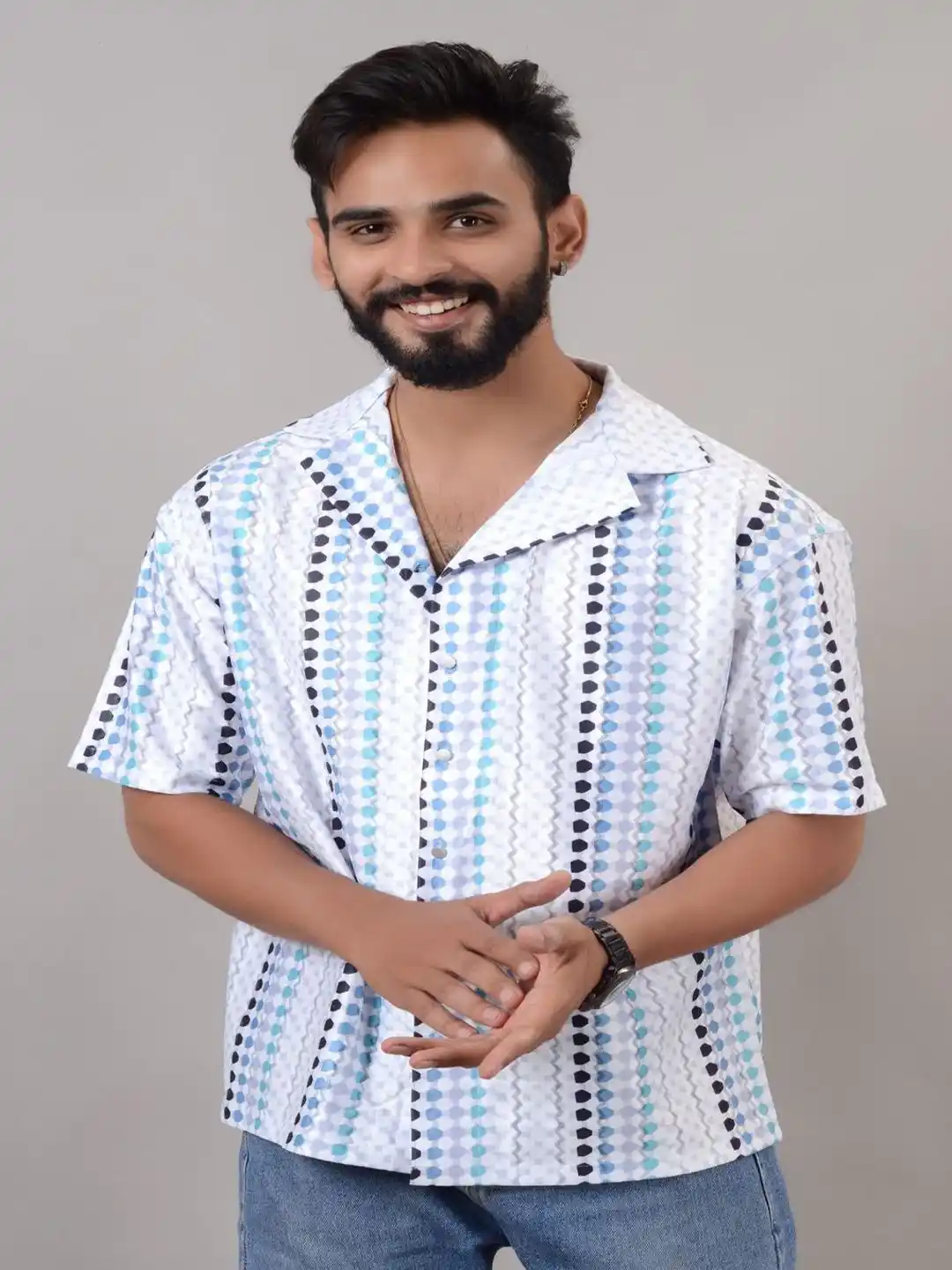 Image from FLIPSHOPE - Deals and Offers: 👉 VILLAIN Men Relaxed Casual Shirt @ 699 🔗https://mytr.cc/t59uar ...
