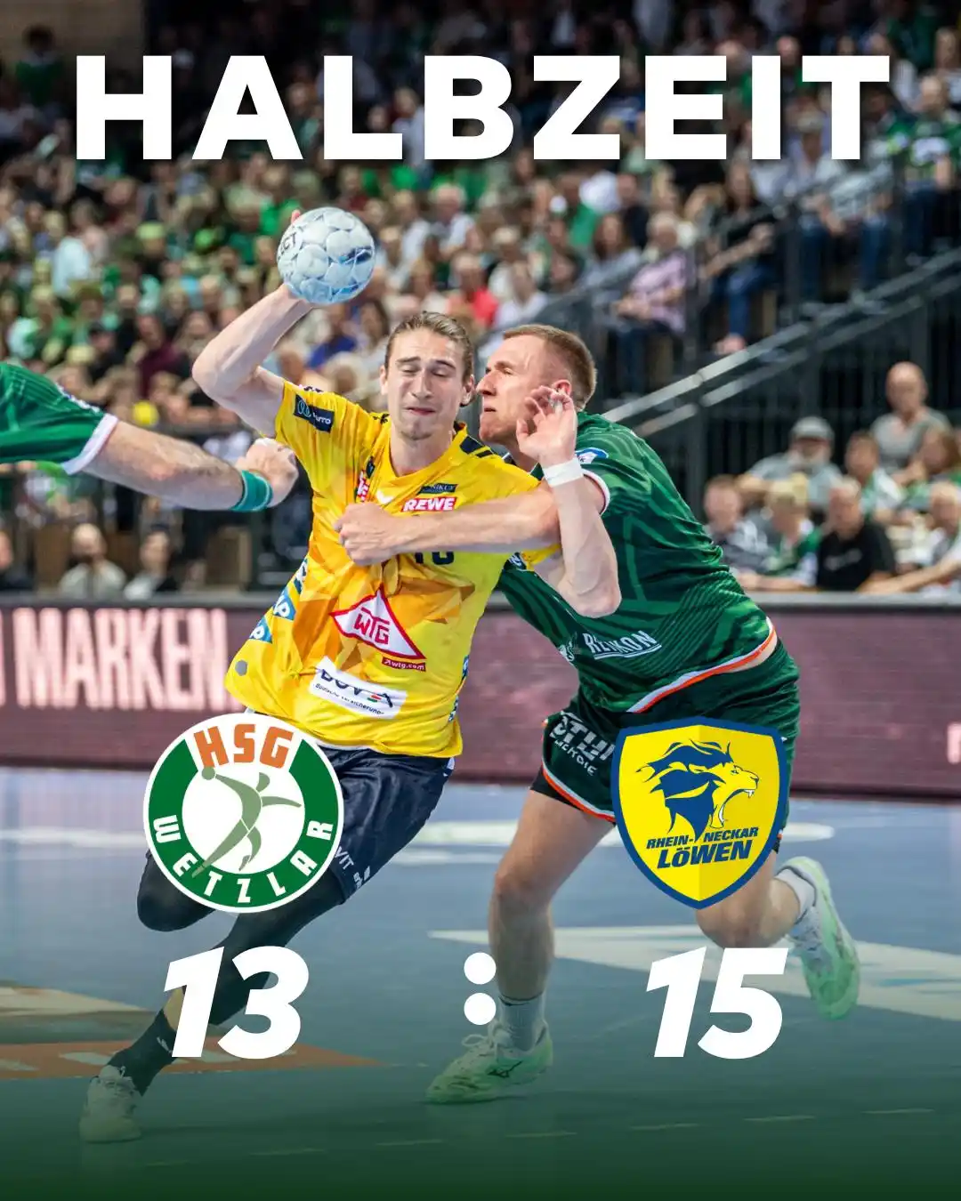 Image from HSG Wetzlar: Weiter dranbleiben, Jungs! 🔥 📸 Jenny Röczey...