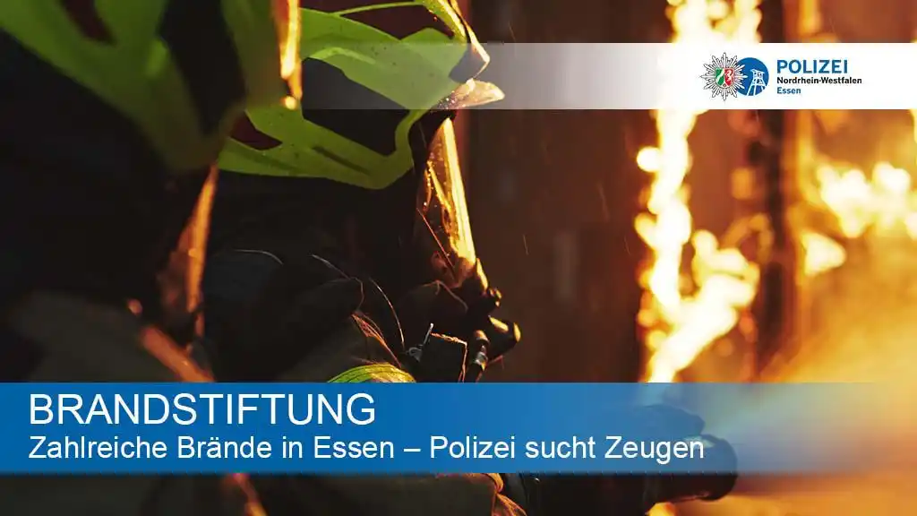 Image from Polizei NRW Essen: *Zahlreiche Brände in Essen* In der Zeit von Freitag bis Dienstag kam...