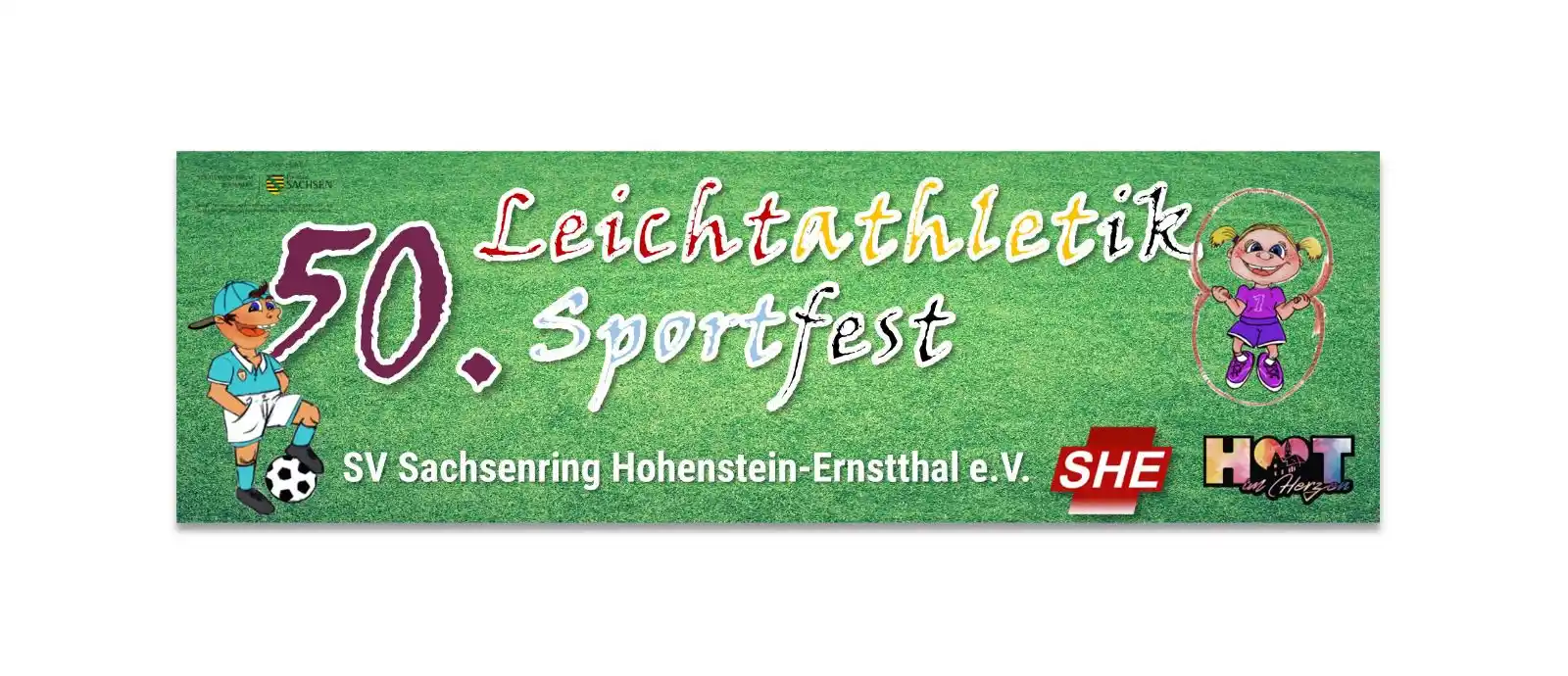 Image from Stadt Hohenstein-Ernstthal: *50. Sportfest für Kindergärten & Grundschulen* Wir möchten hiermit a...