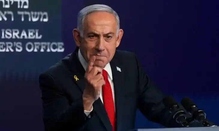 Image from ⭕️ شمال نيوز ⭕️: 🔴 عاجل | نتنياهو: 📌 لا أعرف تماما متى ستنتهي العملية العسكرية في إير...