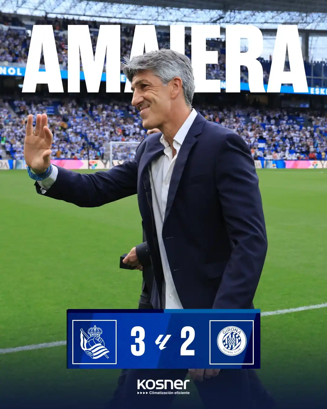 Image from Real Sociedad: 🔚 AMAITU DAAAAAAAAAAAAAAAAA!!! Etxean jokatu dugun denboraldiko azken...