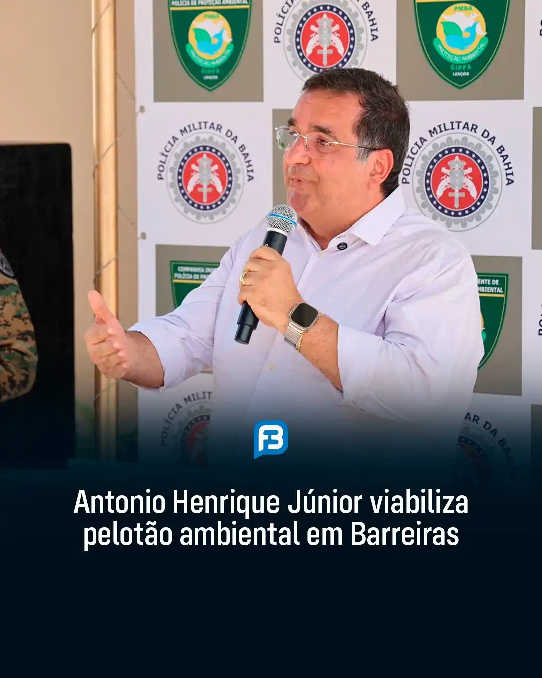 Image from Fala Barreiras, Portal de Notícias: *ANTONIO HENRIQUE JÚNIOR VIABILIZA PELOTÃO AMBIENTAL EM BARREIRAS* _A ...