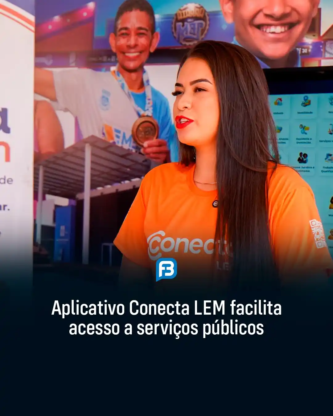 Image from Fala Barreiras, Portal de Notícias: *APLICATIVO CONECTA LEM FACILITA ACESSO A SERVIÇOS PÚBLICOS* _Durante ...