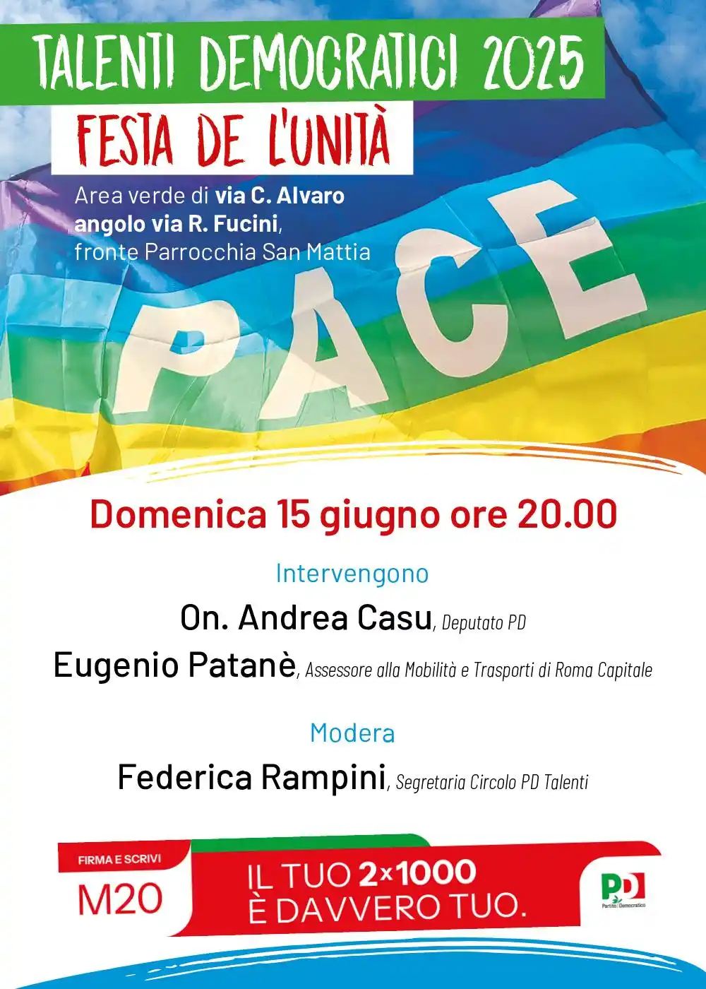 Image from Andrea Casu: Appuntamento domani *domenica 15 giugno*, dalle *ore 20.00*, alla *Fes...