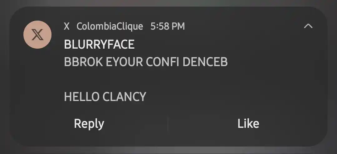 Image from Colombia Clique: BLURRYFACE TWITTEÓ Y LO BORRÓ...