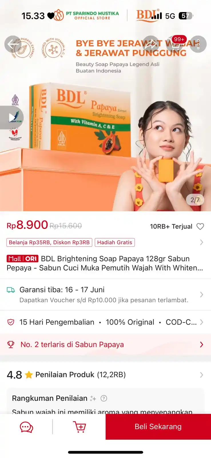 Image from Racun shopee 🛒🎀: Cepetttt sabun papayaaa https://s.shopee.co.id/4L7bZbDfs7...