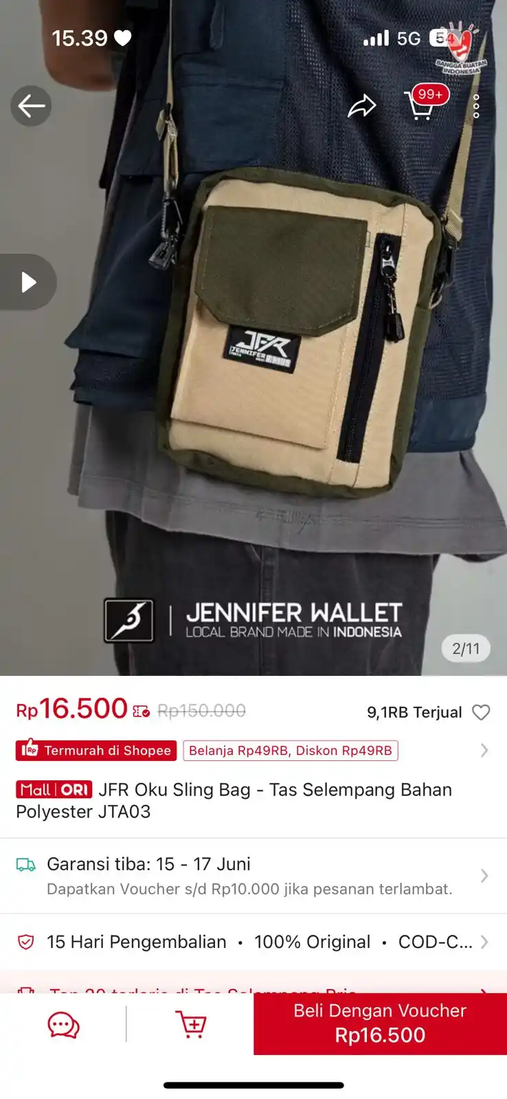 Image from Racun shopee 🛒🎀: Cepetttt tas selempaang https://s.shopee.co.id/6powYblxHK...