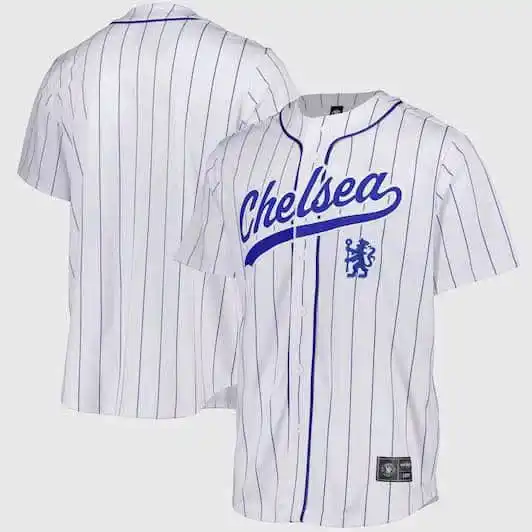 Image from PREMIER LEAGUE LIVE MATCHES & NEWS⚽: 🚨🔵 Chelsea have unveiled special edition NFL and MLB-style jerseys t...