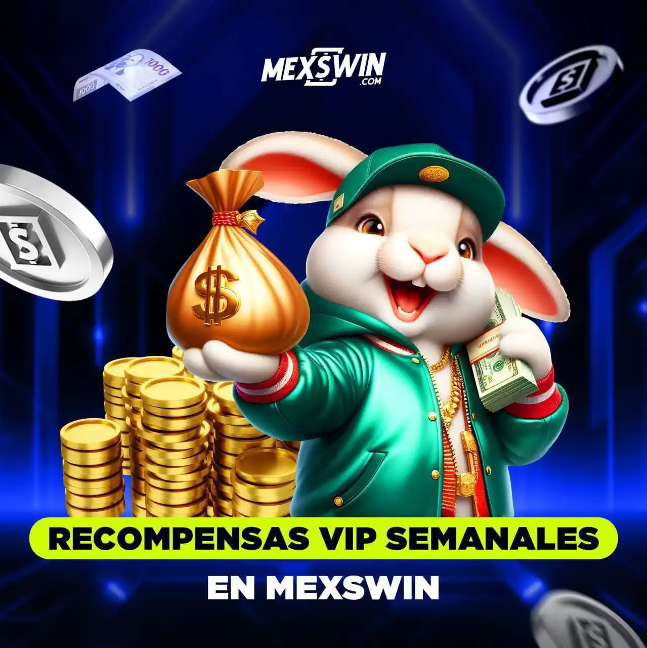 Image from 🇲🇽MexSwin.com: *🤑 CÓDIGO DE BONO VIP SEMANAL EN MEXSWIN 🤑*  _✨ Llegaron las recompe...