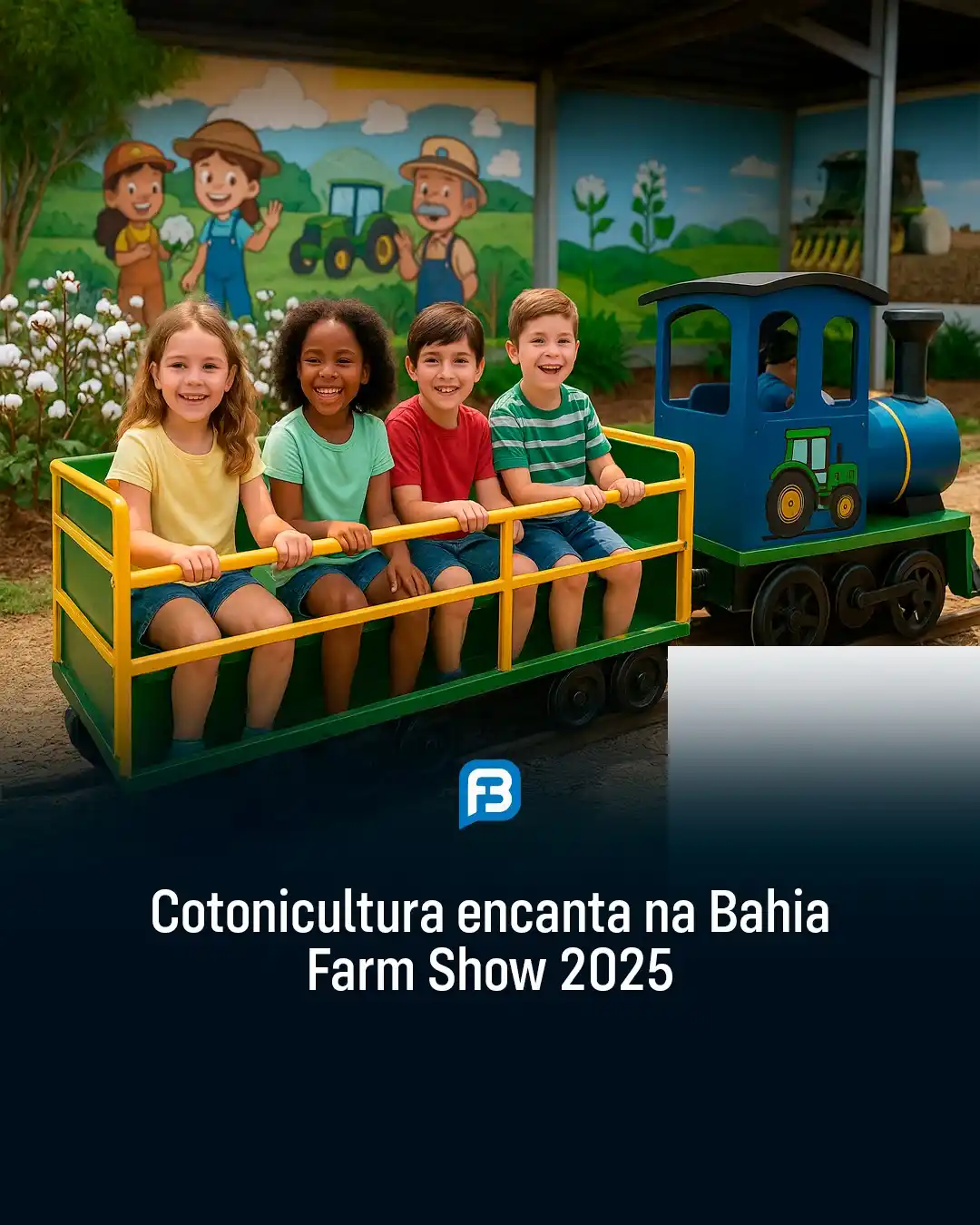Image from Fala Barreiras, Portal de Notícias: *COTONICULTURA ENCANTA NA BAHIA FARM SHOW 2025* _A Cotonicultura é des...
