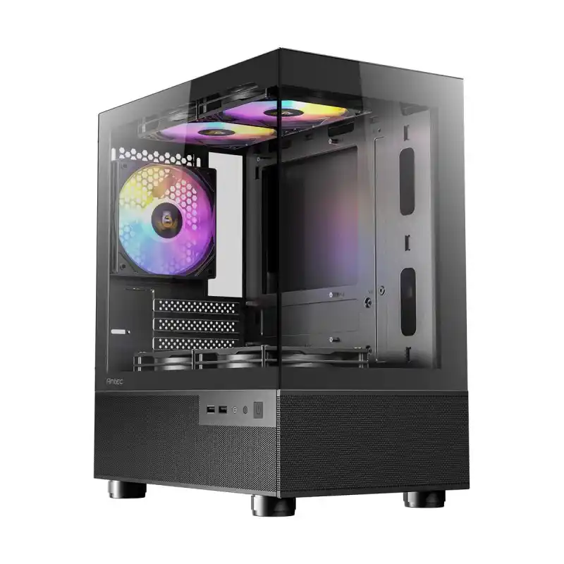 Image from Kabyz Tech: *FSP mini fishtank gaming case* - 1x ARGB 120mm fan included - mATX fo...