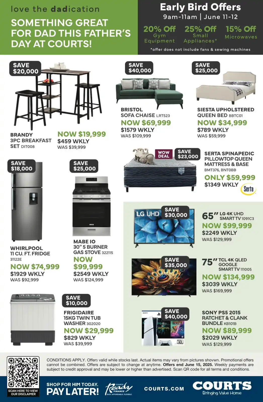 Image from Courts Jamaica: Hey Fam, here’s 🚨⏳EARLY ACCESS to some of the best deals around - now...