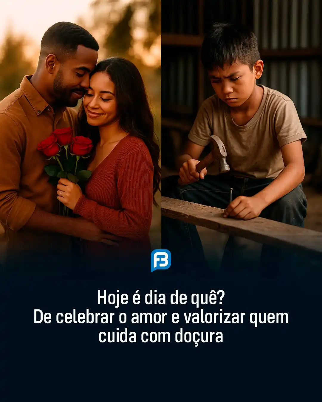 Image from Fala Barreiras, Portal de Notícias: *HOJE É DIA DE QUÊ? DE CELEBRAR O AMOR E VALORIZAR QUEM CUIDA COM DOÇU...