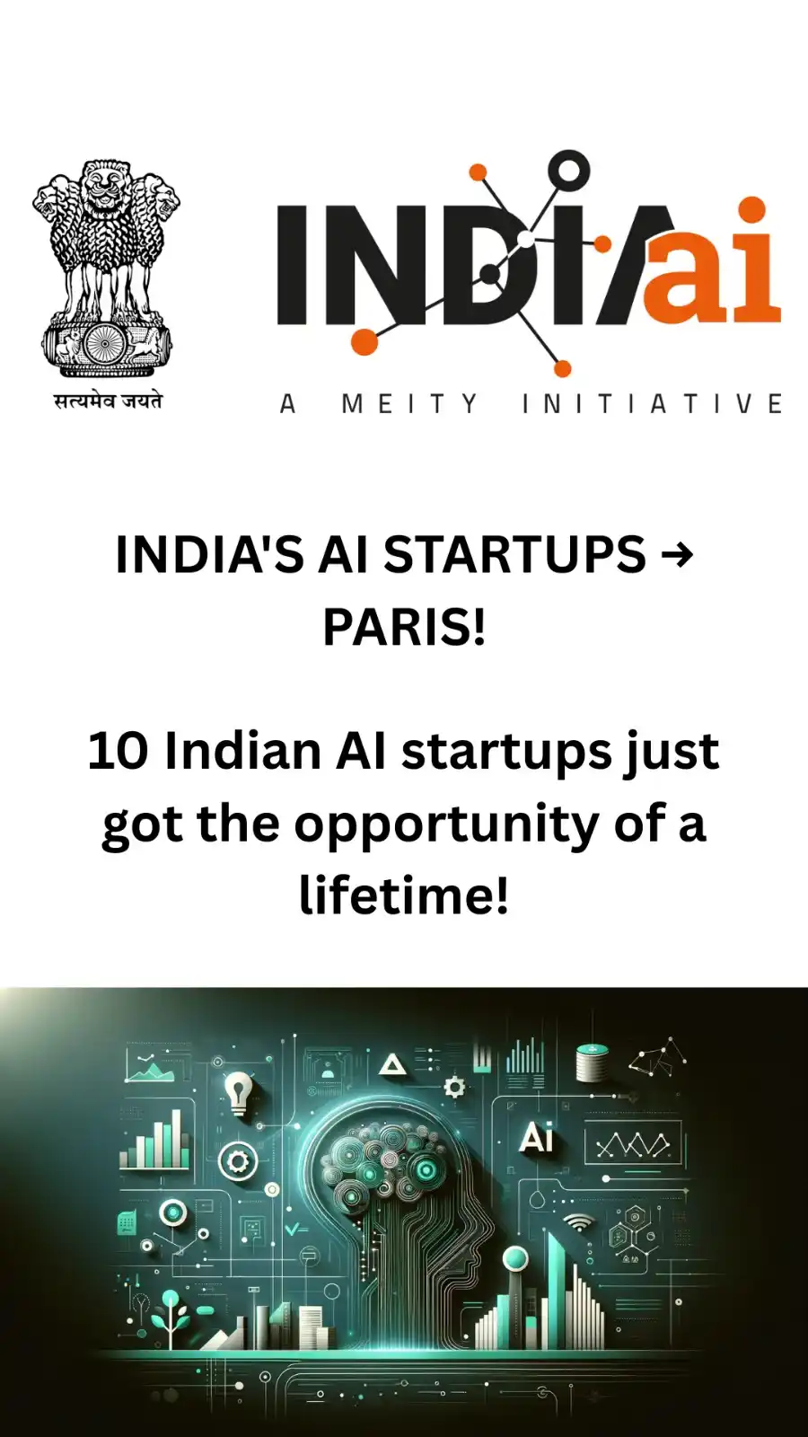 Image from 📚 Free Courses 📚: IndiaAI Mission Sends Best Startups to France!  PROUD MOMENT FOR INDIA...