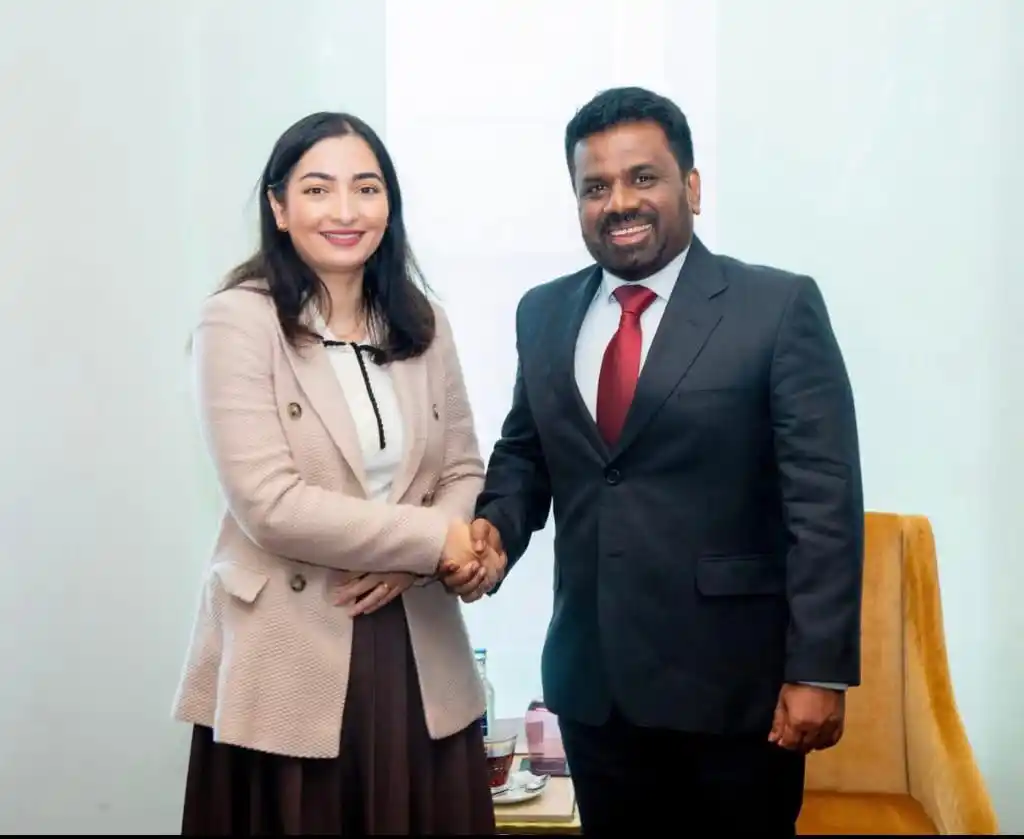 Image from The News Plus: 🟠 *ජනපති හා ජර්මානු ආර්ථික සහයෝගීතා සහ සංවර්ධන අමාත්යවරිය අතර හමුවක්...