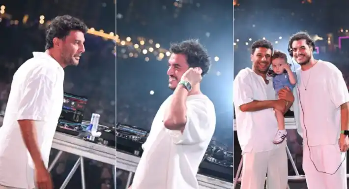 Image from FilFan.com: 🎵 لقطات من حفل فريق "ديسكو مصر" في بورتو مارينا. إيه أكتر حاجة بتحبوه...