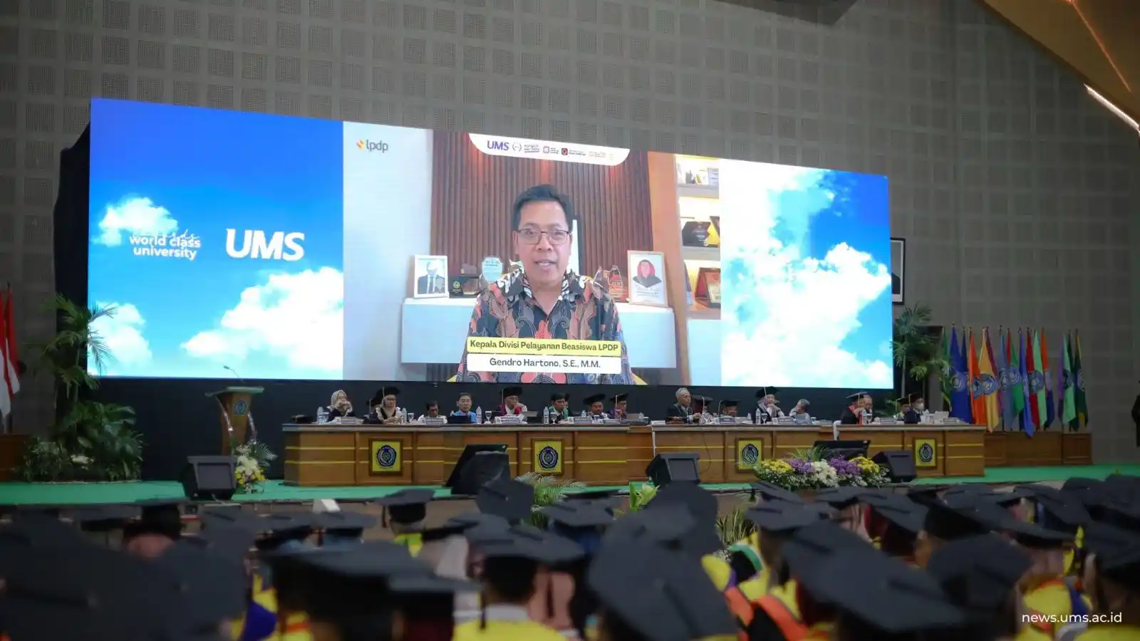 Image from Universitas Muhammadiyah Surakarta (UMS): LPDP Dorong Lulusan UMS Manfaatkan Beasiswa, Ini Pesan Penting Gendro ...