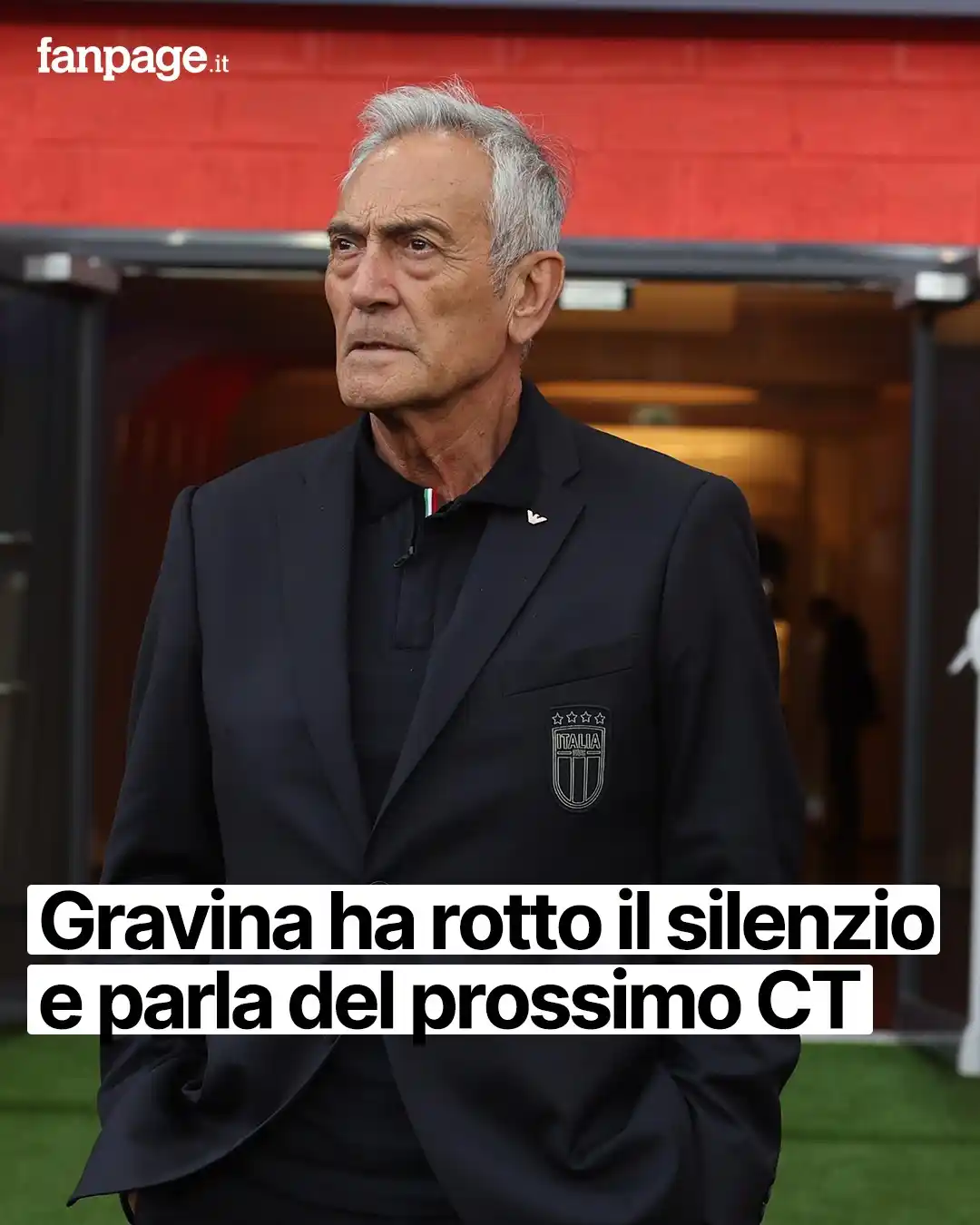 Image from Sport Fanpage.it: *Nuovo CT Italia* Gabriele Gravina ha rotto il silenzio sulla ricerca...