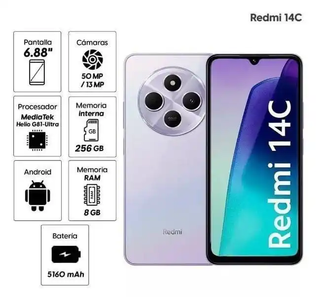 Image from OFERTÔMETRO 🛍️ cupons e promoções absurdas: 🚨 Oferta Shopee   Smartphone Xiaomi Redmi 14C com (cor Azul):  - 8GB ...