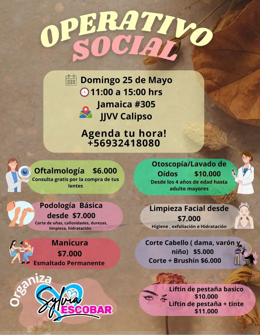 Image from Sylvia Escobar Vásquez: 📢 Operativo Social en la Jjvv Calipso 👉 Este operativo se llevará ...
