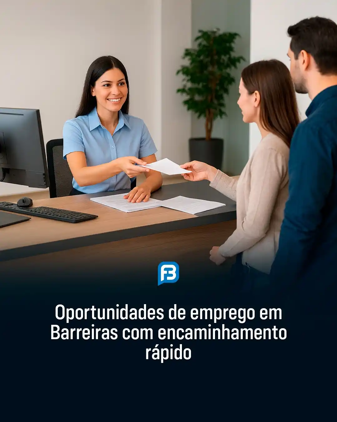 Image from Fala Barreiras, Portal de Notícias: *OPORTUNIDADES DE EMPREGO EM BARREIRAS COM ENCAMINHAMENTO RÁPIDO* _Opo...