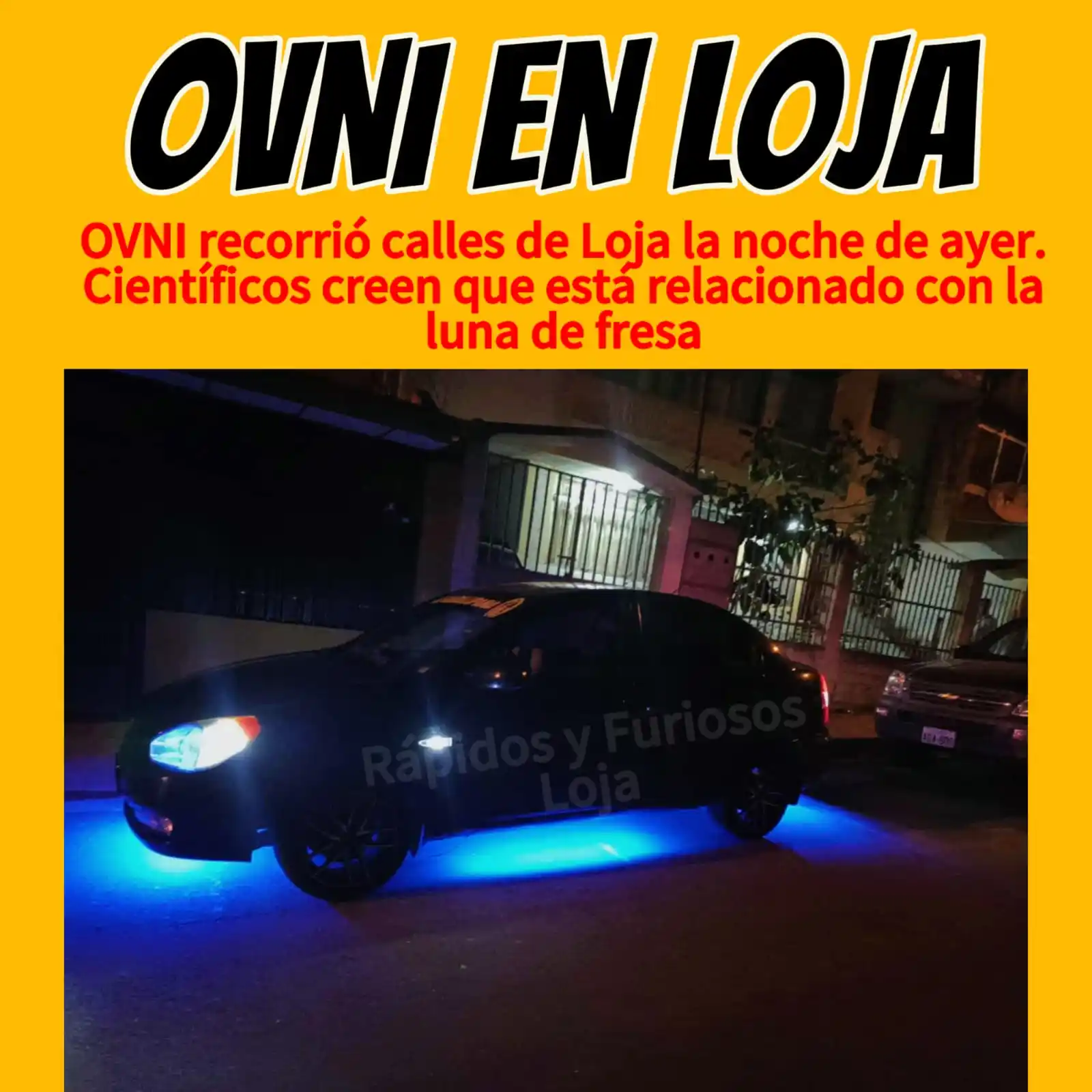 Image from Rápidos y Furiosos Loja - Oficial: 👾👽 ¿OVNI NOS VISITO AYER? La noche de ayer miércoles mientras mucho...