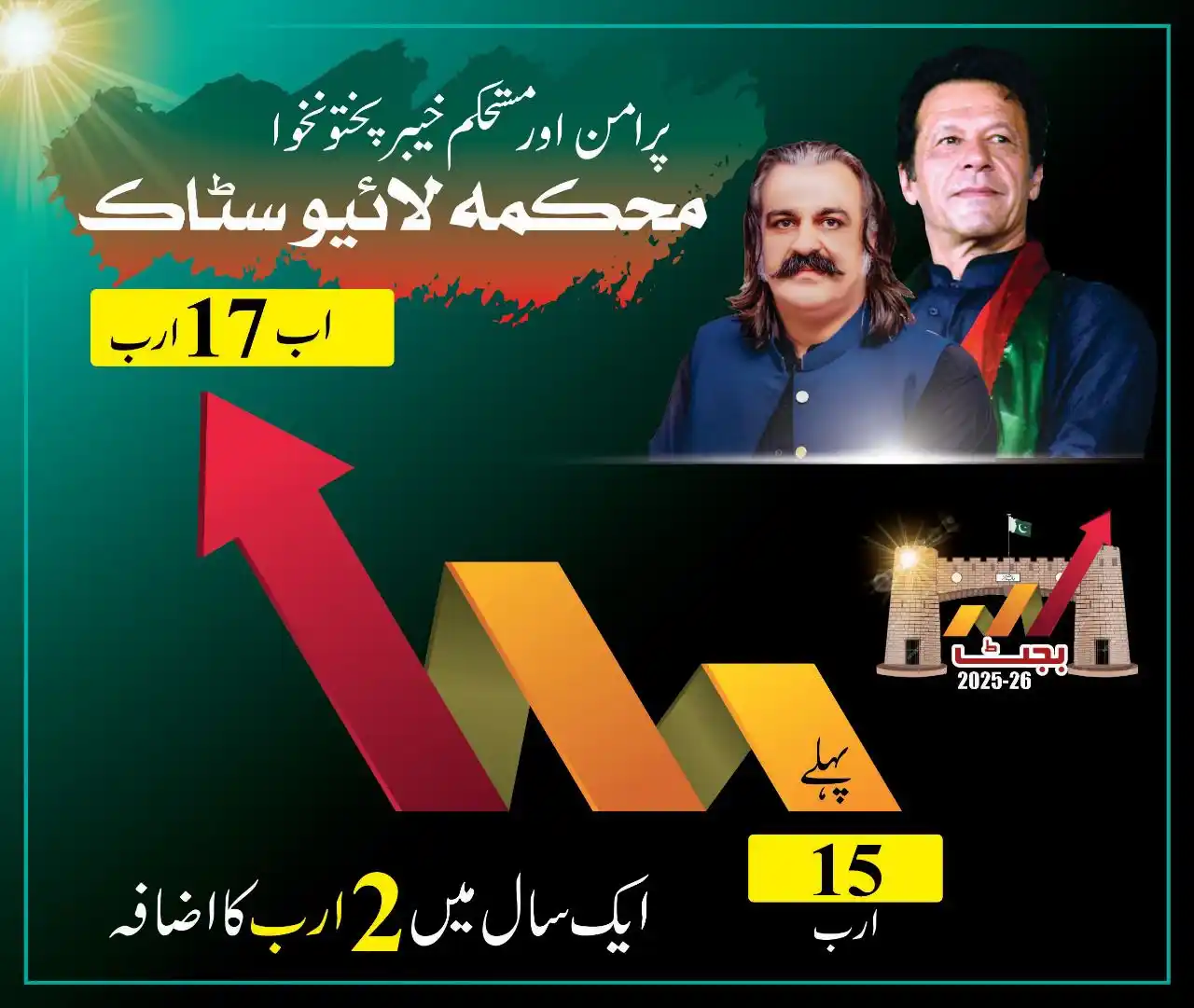 Image from Ali Amin Khan Gandapur: وزیر اعلی خیبرپختونخوا علی امین گنڈاپور نے رواں مالی سال کے دوران محکم...
