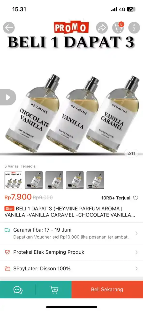 Image from Racun shopee 🛒🎀: Parfum dapet 3 https://s.shopee.co.id/6Ksfx5k6bp...