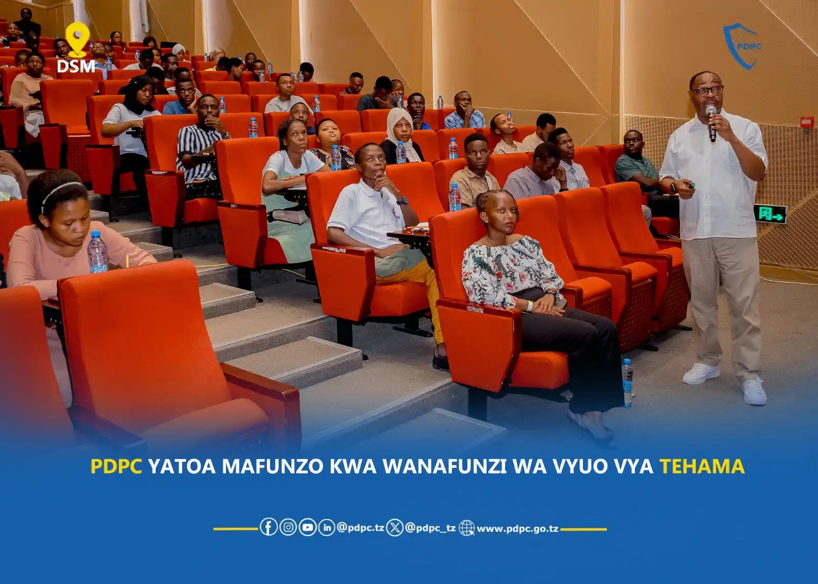Image from Tume Ya Ulinzi wa Taarifa Binafsi (PDPC): *PDPC YATOA MAFUNZO KWA WANAFUNZI WA VYUO VYA TEHAMA* Tume ya Ulinzi ...