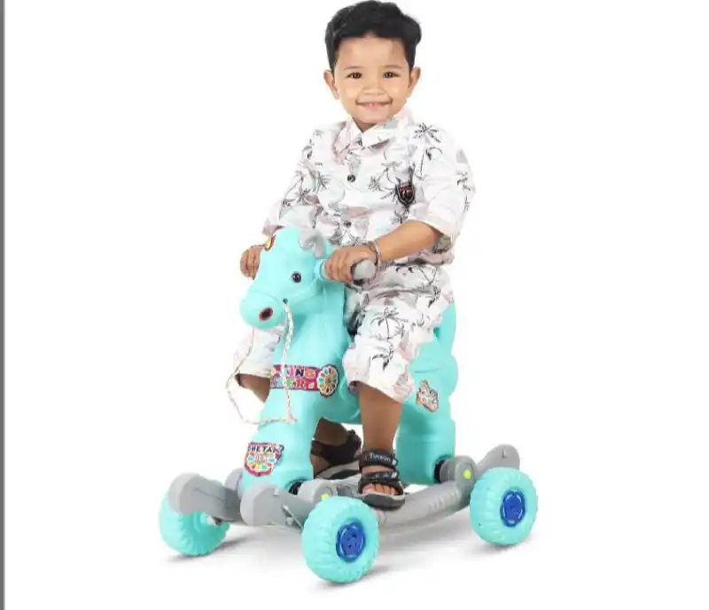 Image from Amazon Loot Deals ✅: Playzip Premium Trending Baby Horse Rider for Kids 1-3 Deal price 695...