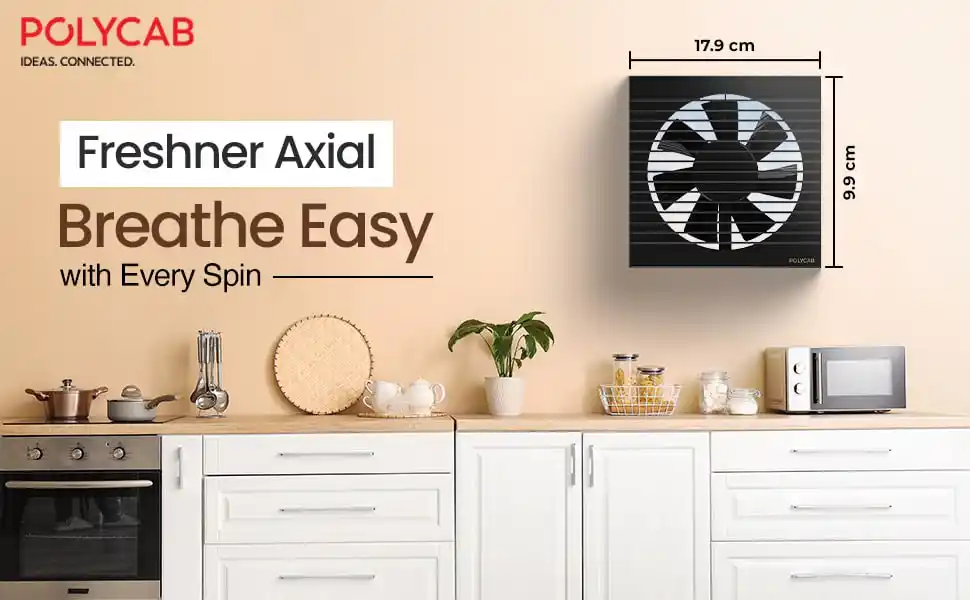 Image from Amazon Loot Deals ✅: Polycab Freshner Axial 150mm Air Exhaust fan 🔗https://amzn.to/405RDH...