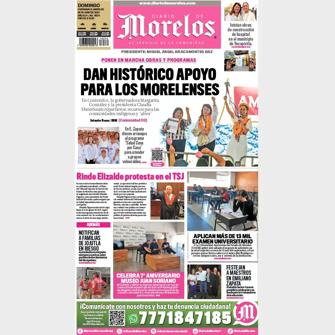 Image from Diario De Morelos: <a class="text-blue-500 hover:underline cursor-pointer" href="/hashtag...
