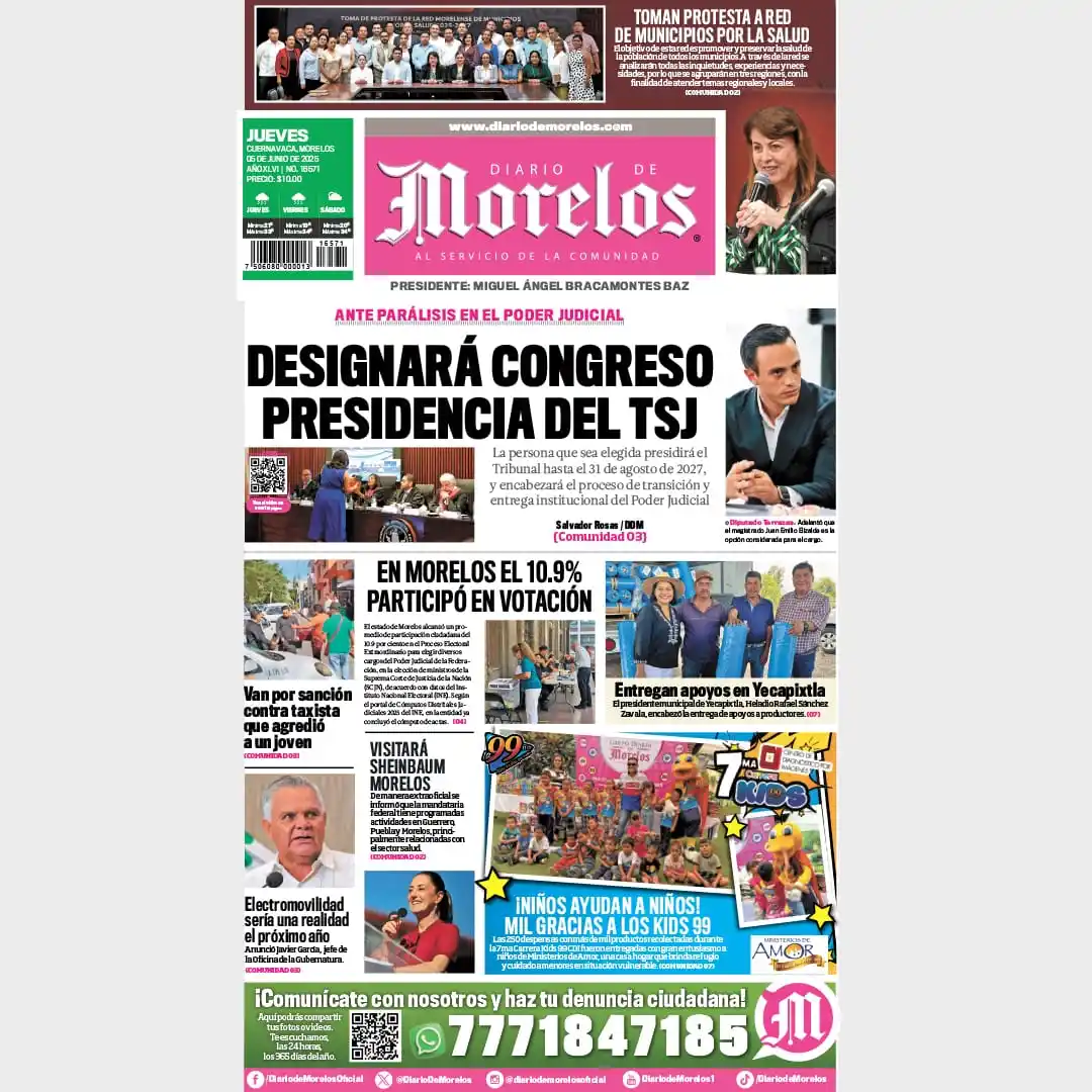 Image from Diario De Morelos: <a class="text-blue-500 hover:underline cursor-pointer" href="/hashtag...