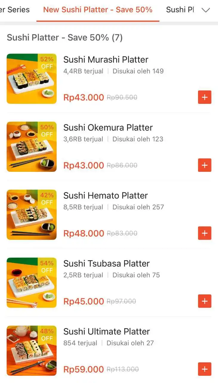 Image from Racun shopee 🛒🎀: Promo sushi yay diskon up to 50% 🍣 🥢 https://spf.shopee.co.id/9zlyF...
