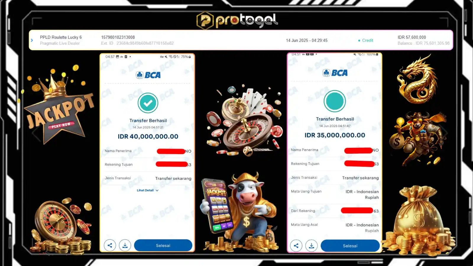 Image from protogel Official: 🎰🎉 ROULETTE MEGA JACKPOT!! 🎉🎰 🔥 Hoki Berputar, Uang Mengalir Dera...