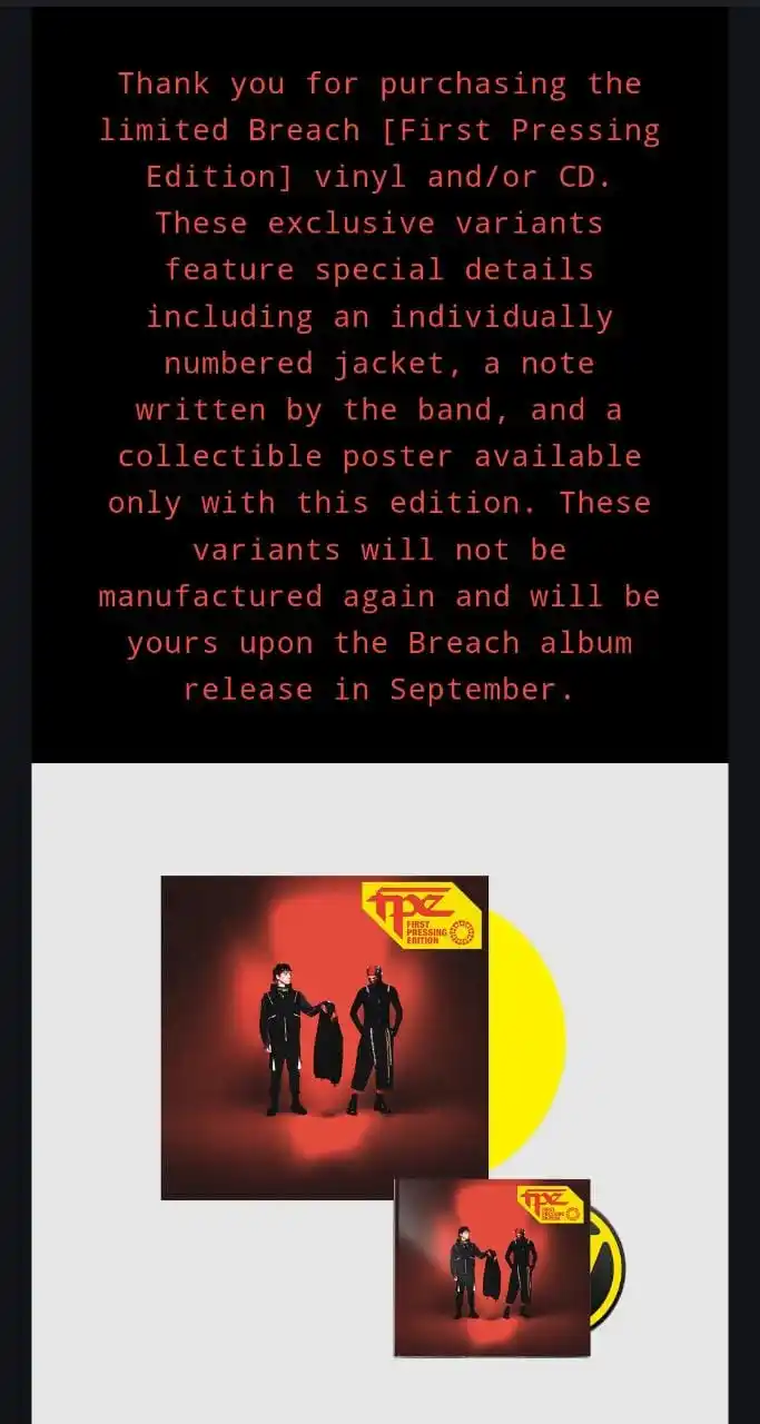 Image from Colombia Clique: Si compraron la edición first press de BREACH, probablemente les haya ...