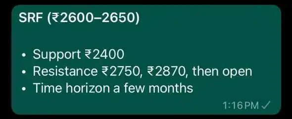 Image from School of Financial Literacy: *SRF* ₹3150 — well past all-time-high...