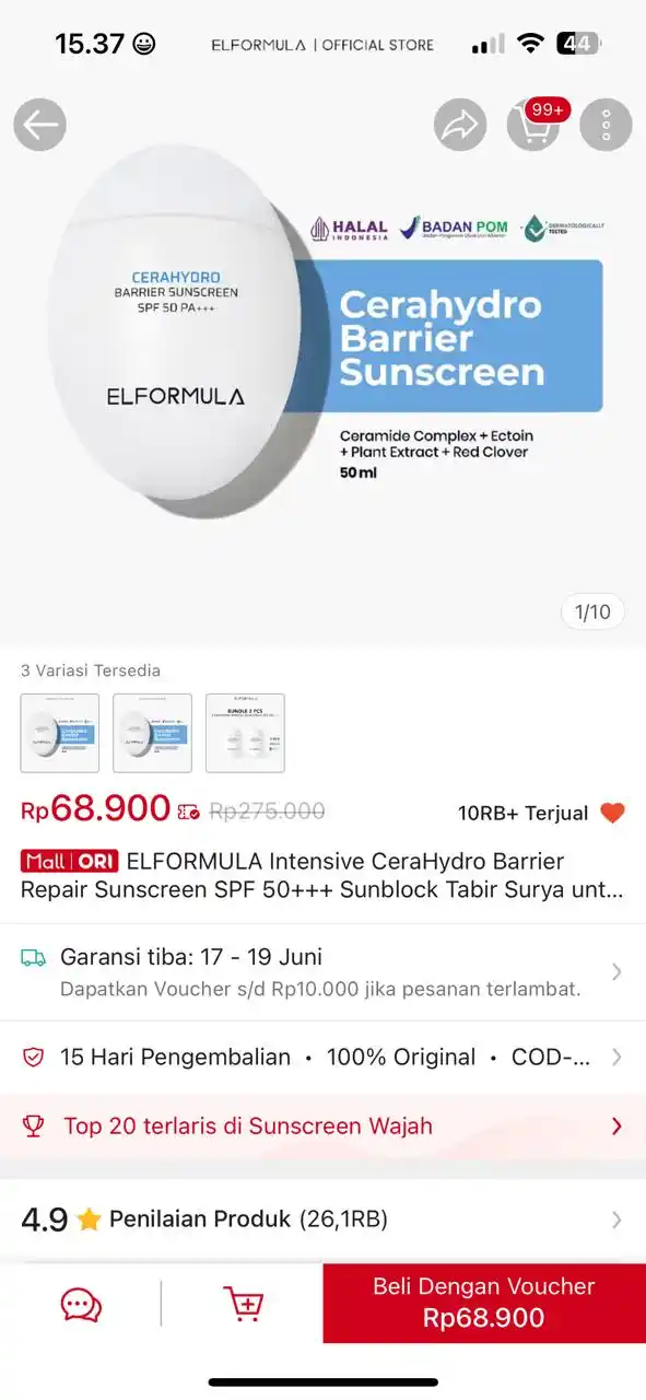 Image from Racun shopee 🛒🎀: ss elformulaaa normall 90k https://s.shopee.co.id/gEJD6N197...