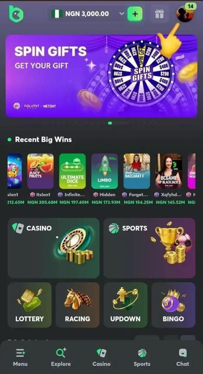 Image from SMALL DADDY ENTERTAINMENT : STEP 1: Click the 'Crocodile Profile' icon at the top of the homepage....