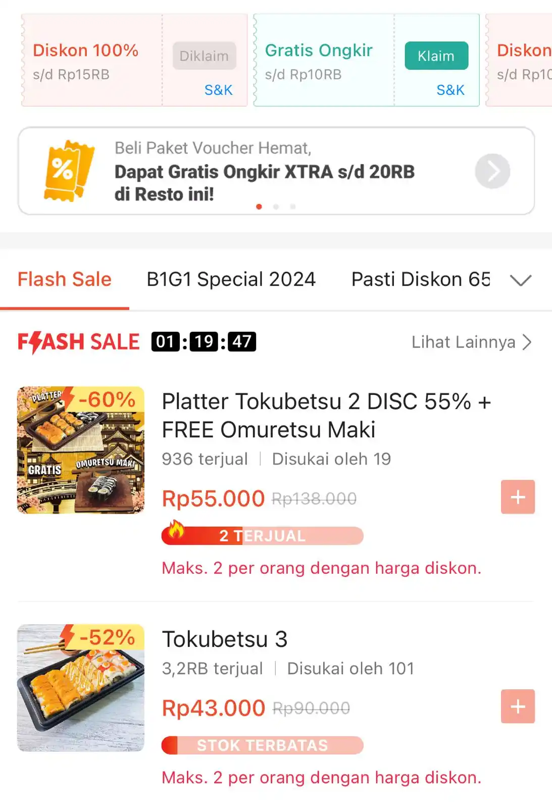 Image from Racun shopee 🛒🎀: Tanoshi Sushi buy 1 get 1 disc 55% nihh🍱🍣🥢🥢 cusss yangg ada disko...