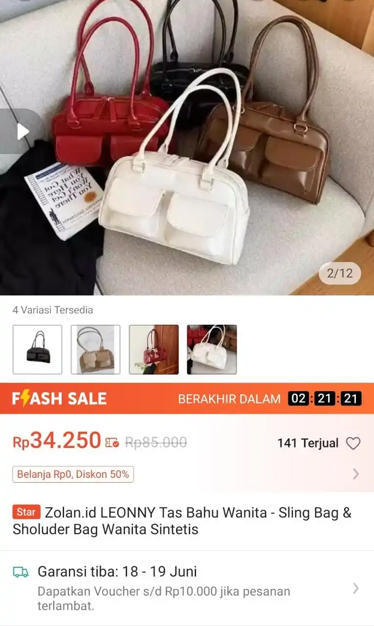 Image from Racun shopee 🛒🎀: Tas bahu https://s.shopee.co.id/AKOoiy9zBF...