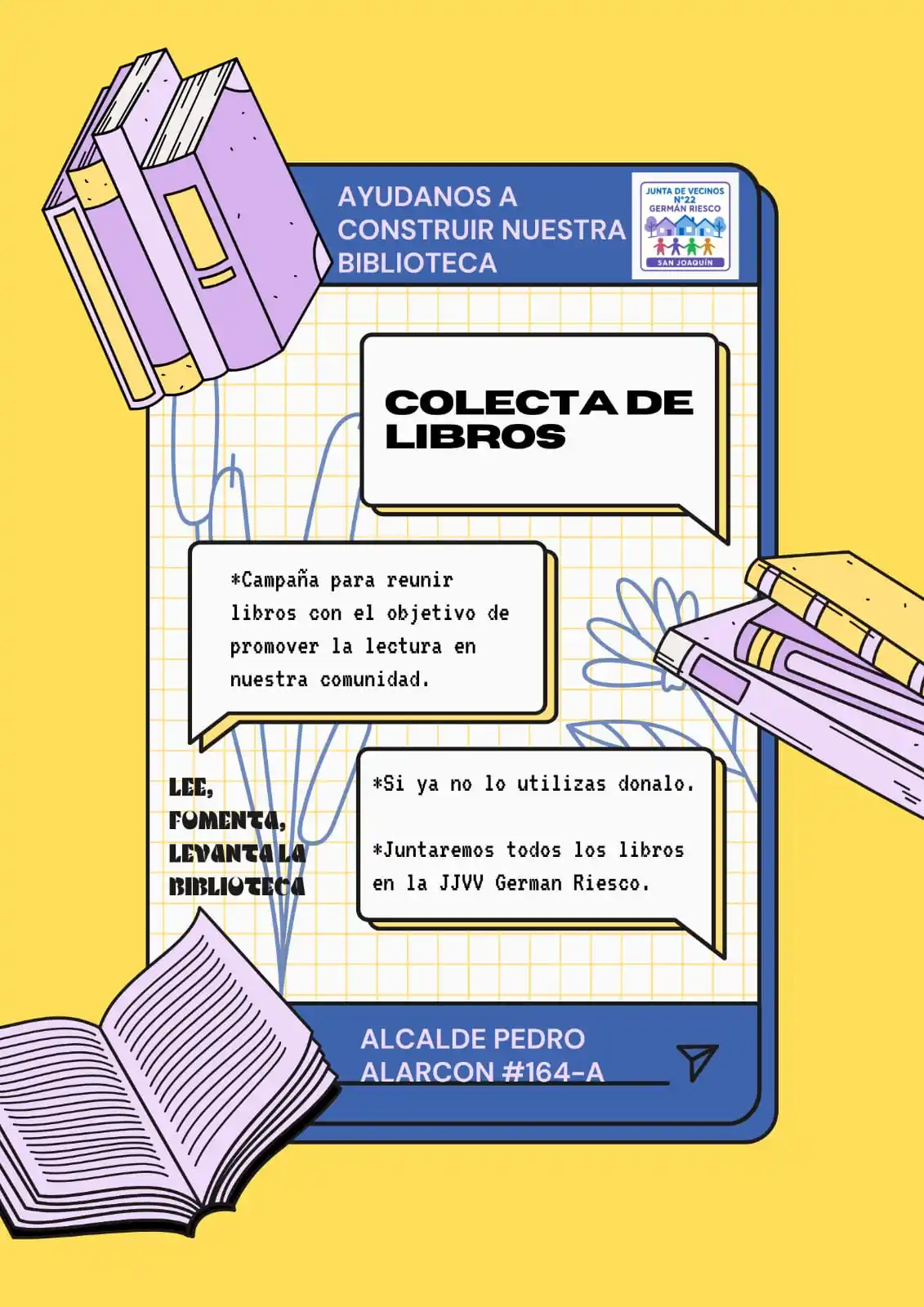 Image from Sylvia Escobar Vásquez: > ¿Te gustaría tener una biblioteca cerca de casa? ¡Ahora podemos ha...